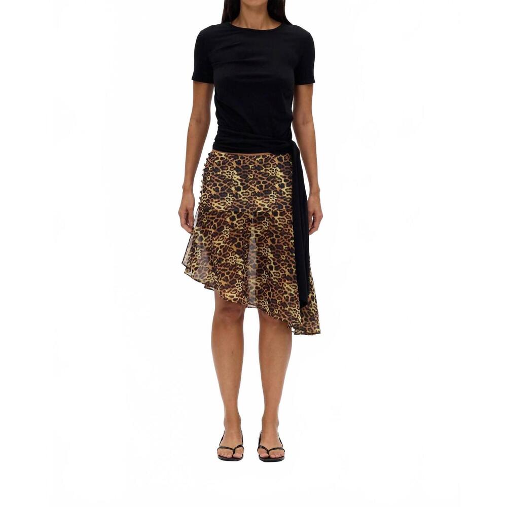 NEW THIRD FORM nova tie tee in onyx